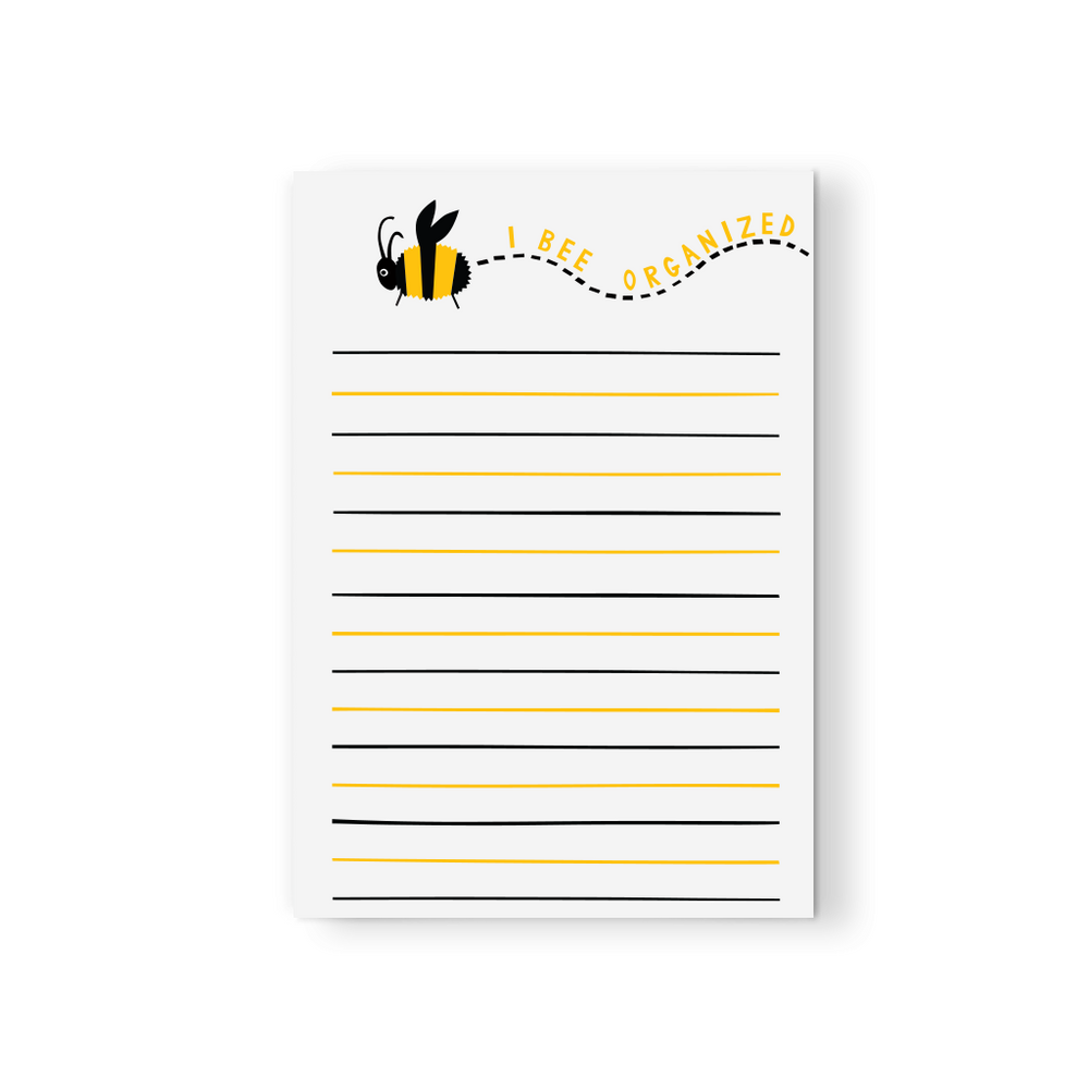 Bee Organized Notepad