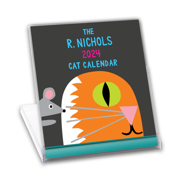 Cat Desk Calendar 2024 R. Nichols
