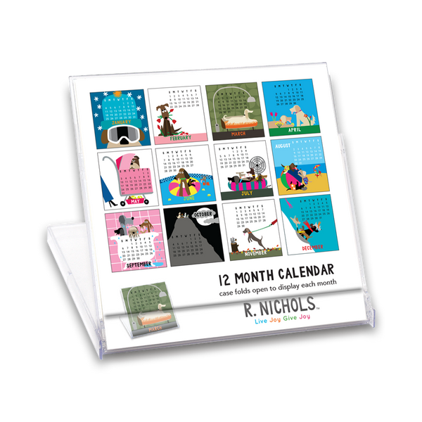 Dog Mini Calendar 2026 – R. Nichols