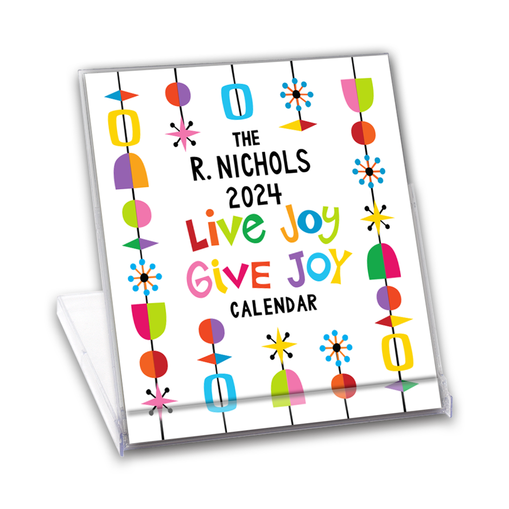 Live Joy Give Joy Desk Calendar 2024
