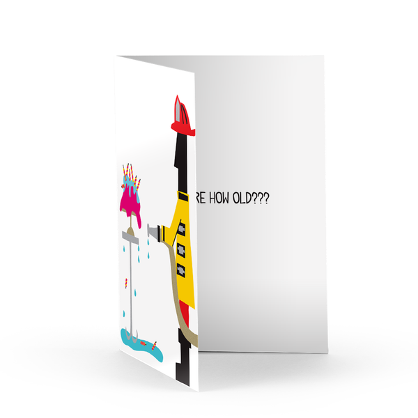 Birthday Fireman Greeting Card – R. Nichols