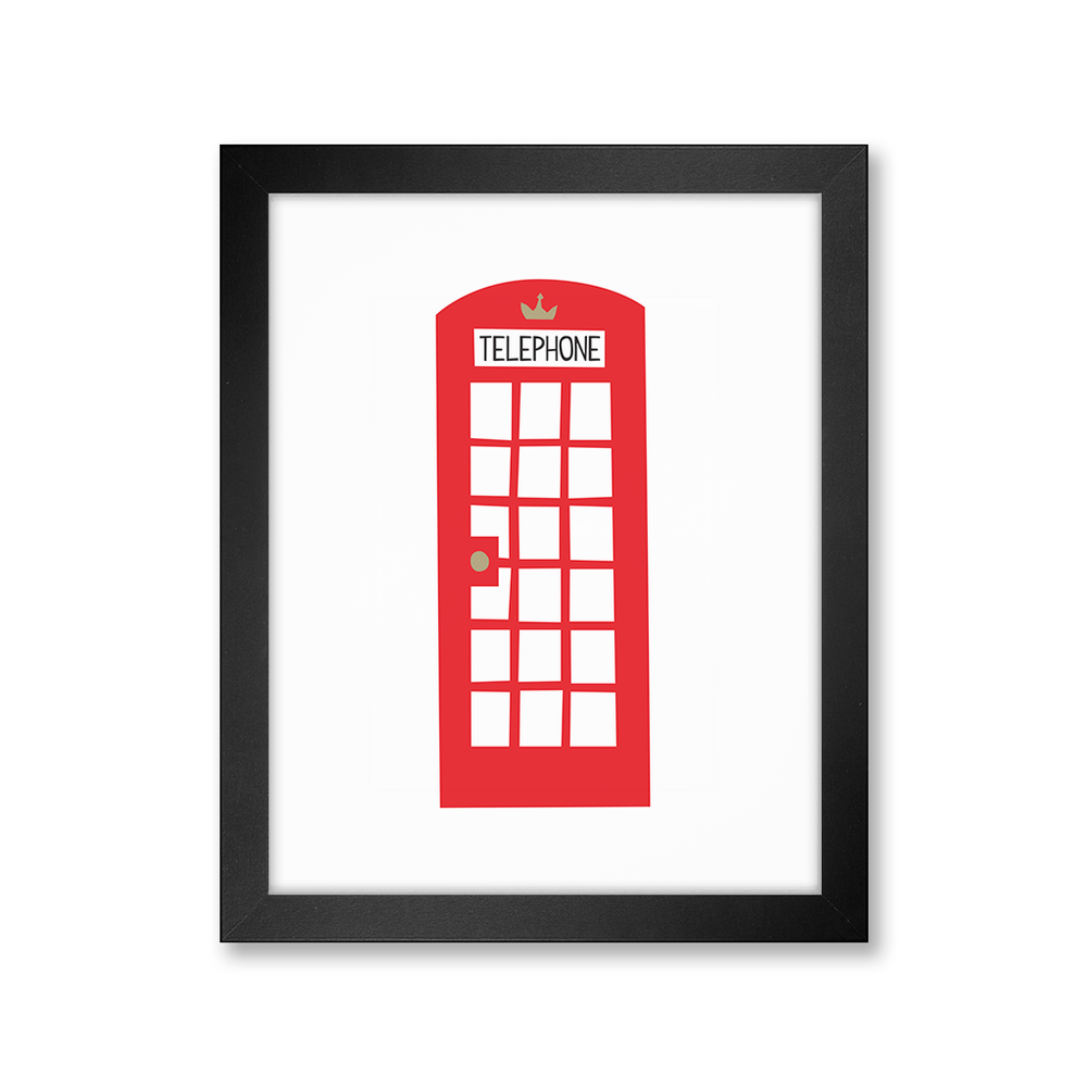 British Phone Booth Print