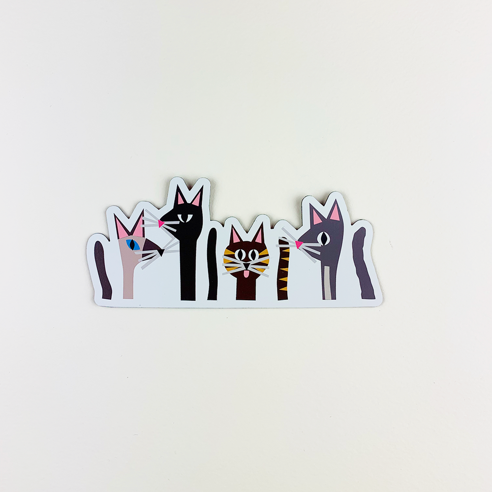 Cat Pack Magnet
