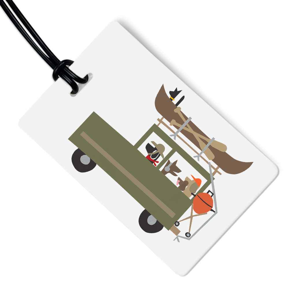 Dog Expedition Luggage Tag