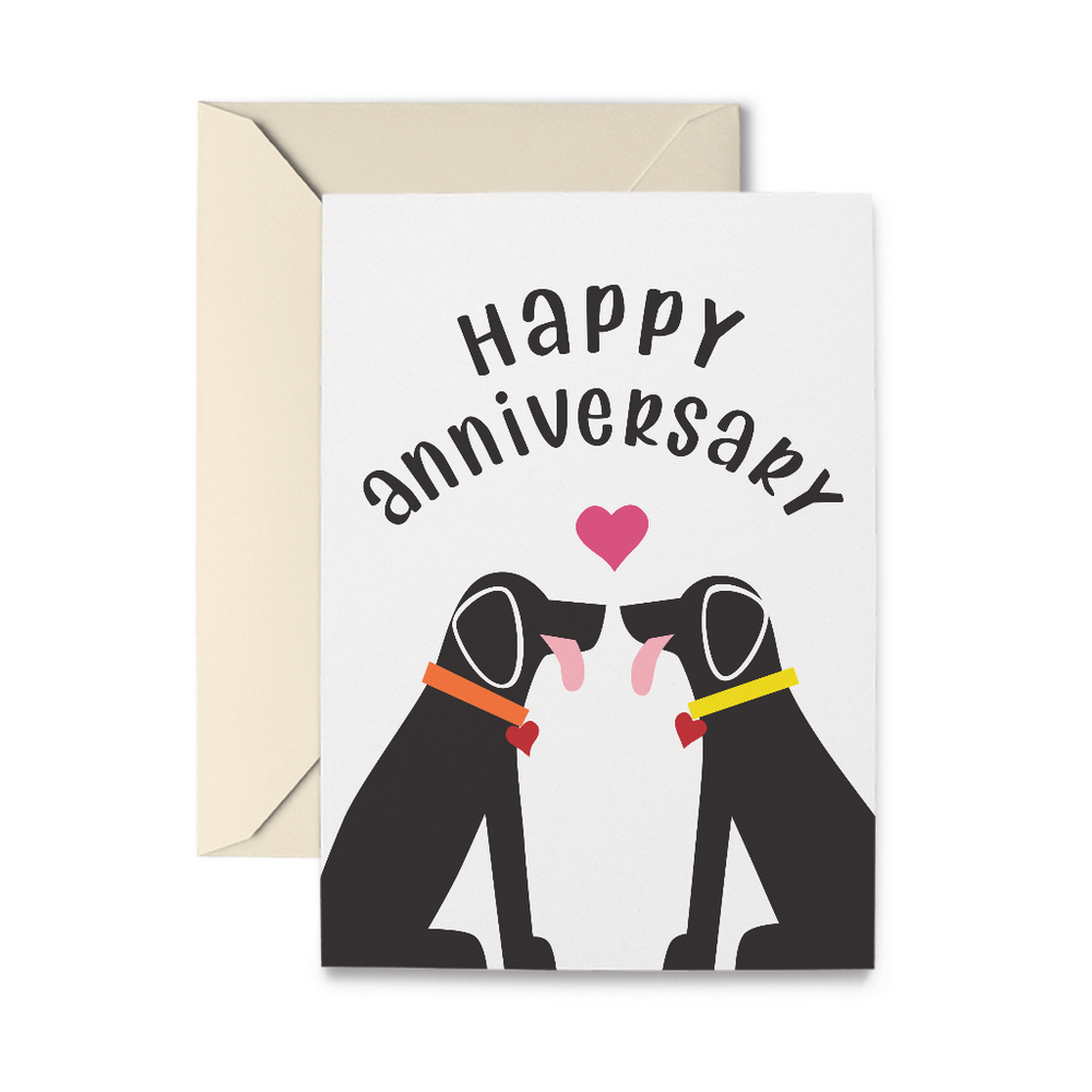 Doggie Anniversary Greeting Card