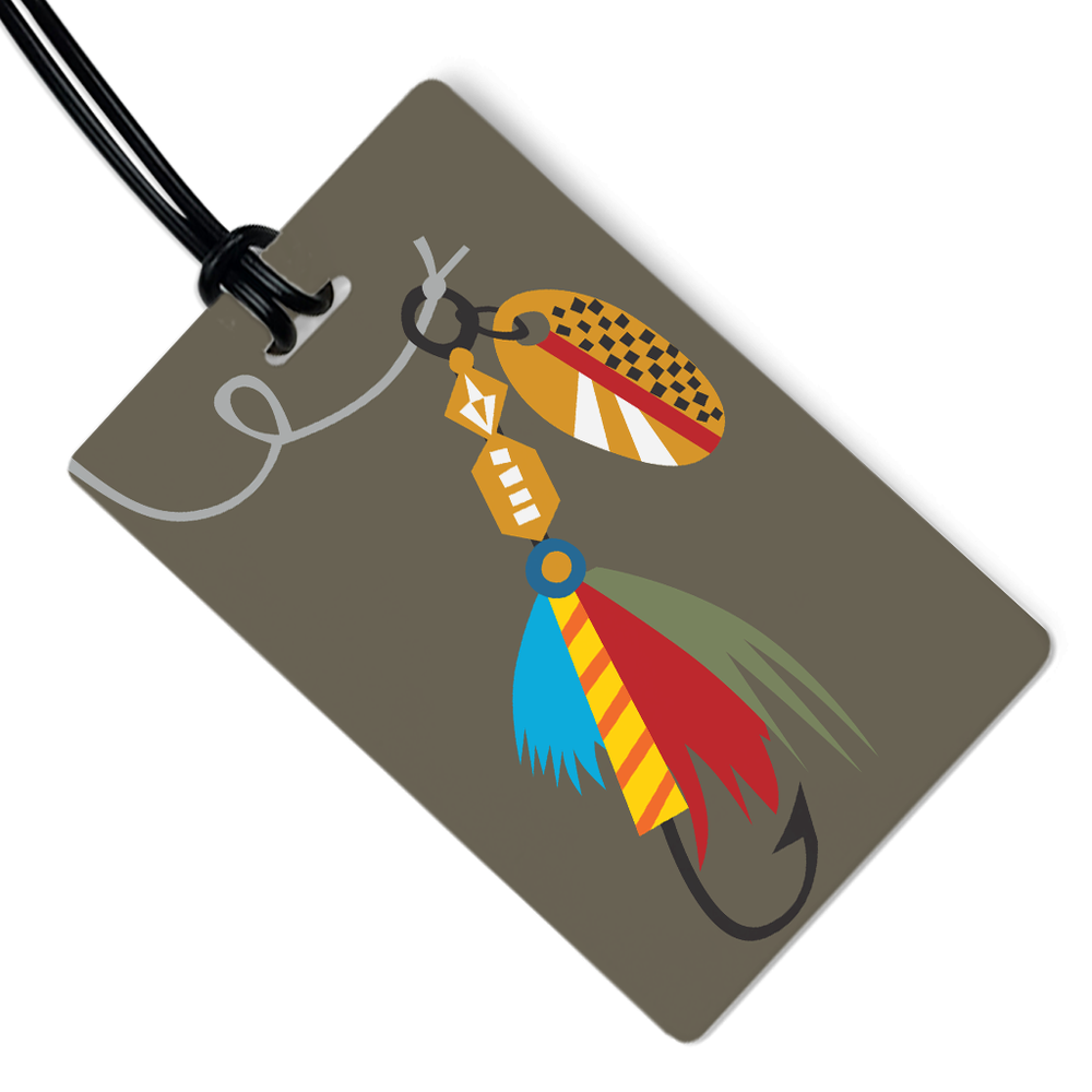 Fishing Fly Luggage Tag