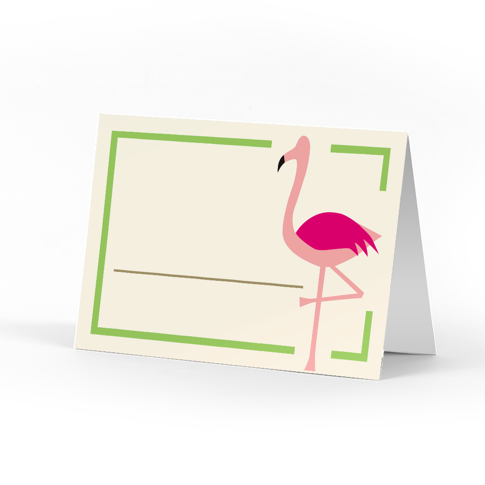 Flamingo Place Cards