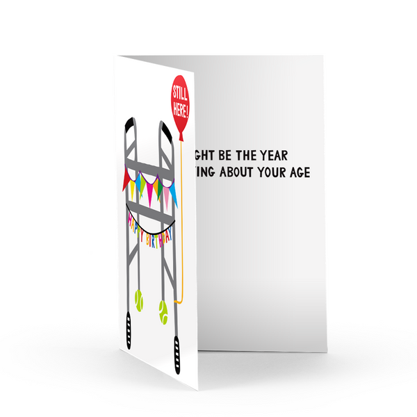 Birthday Walker Greeting Card – R. Nichols