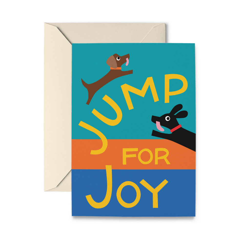 Jump For Joy Greeting Card