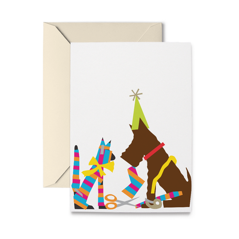 Gift Wrap Greeting Card