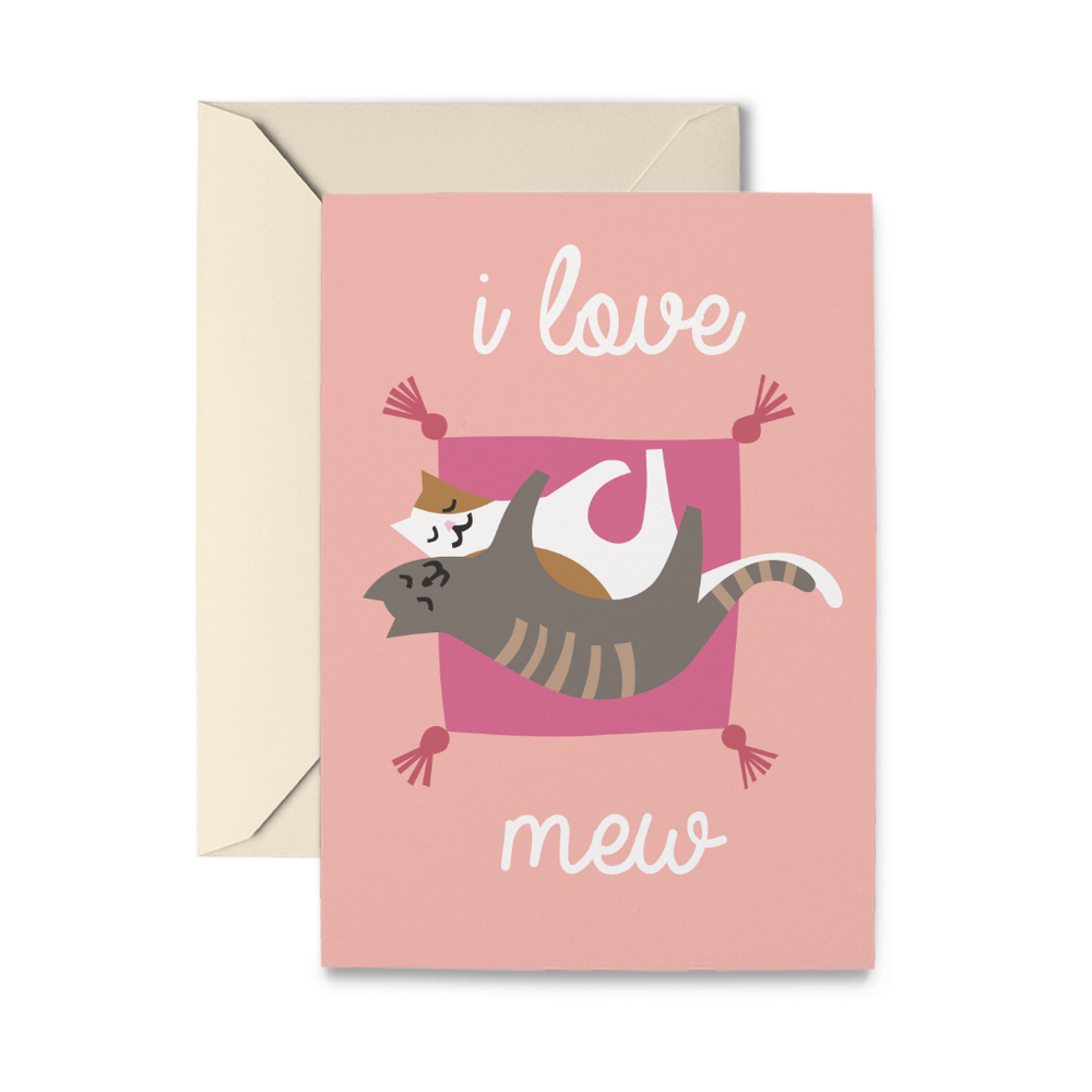 Kitty Love Greeting Card