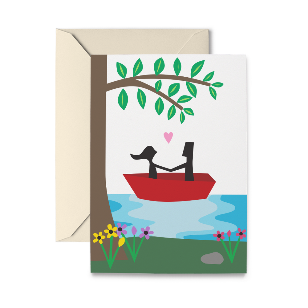 Love Lake Greeting Card