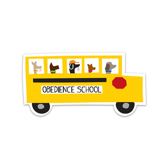 Obedience School Sticker