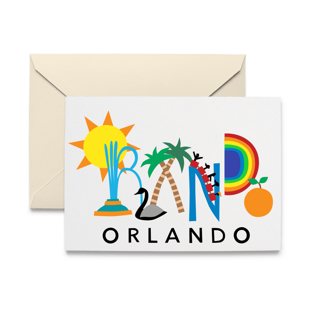 Orlando Icons Note Cards