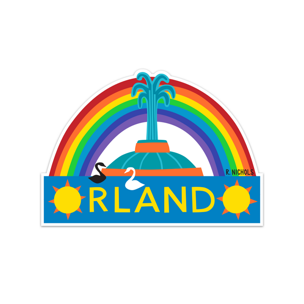 Orlando Rainbow Sticker