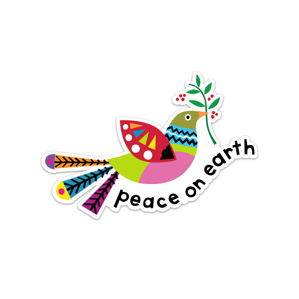 Peace Bird Sticker