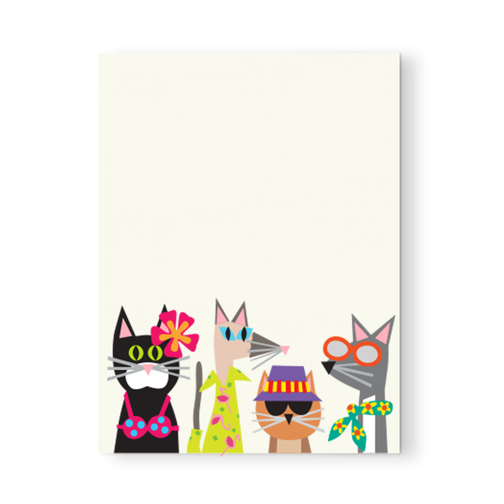 Summer Kitties Notepad