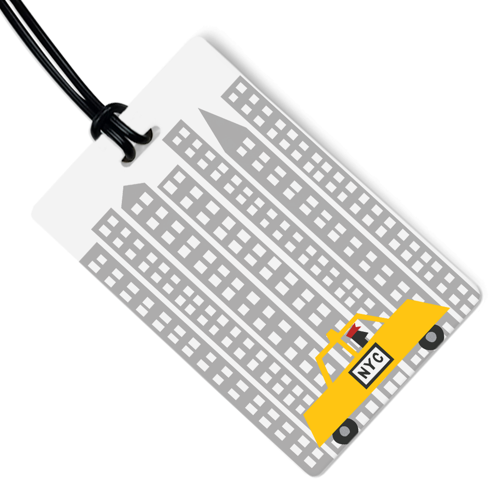 Taxi in the City Luggage Tag