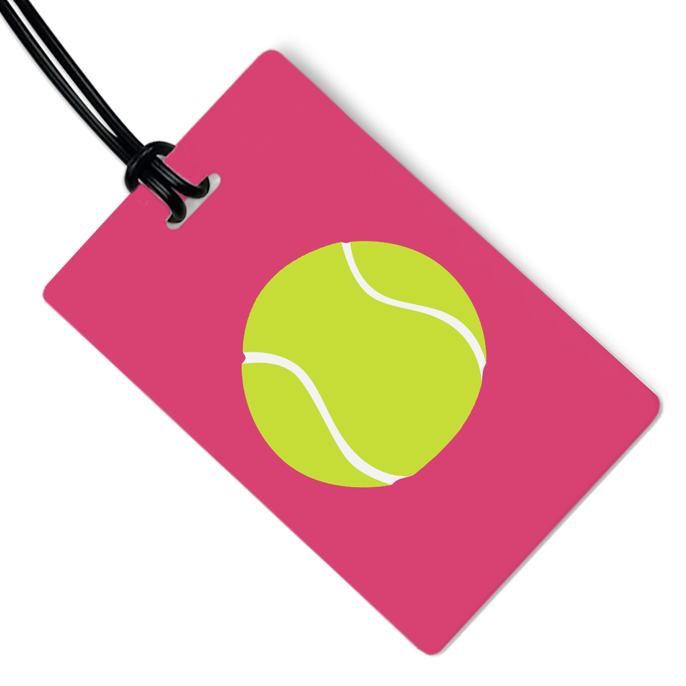 Tennis Ball Luggage Tag