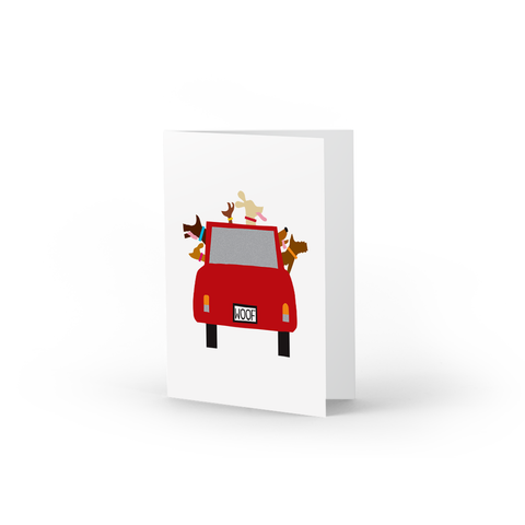 Woofmobile Note Cards
