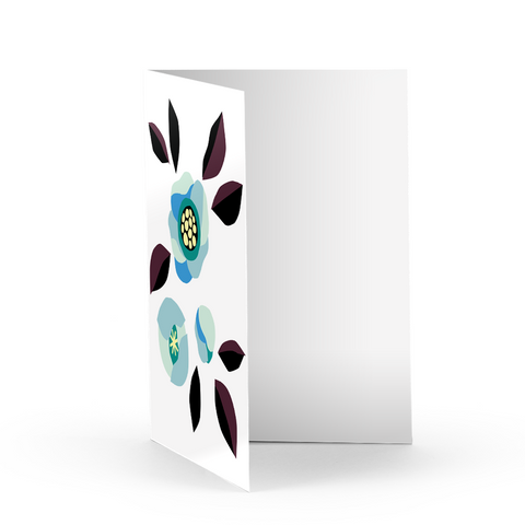 Abstract Floral No. 10 Greeting Card