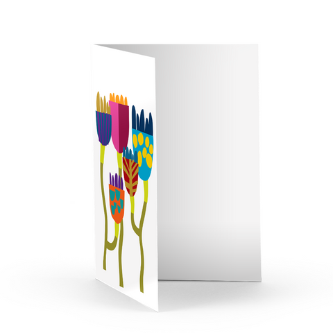 Abstract Floral No. 11 Greeting Card