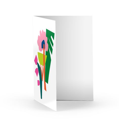 Abstract Floral No. 14 Greeting Card