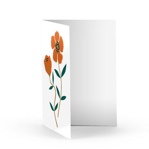 Abstract Floral No. 15 Greeting Card