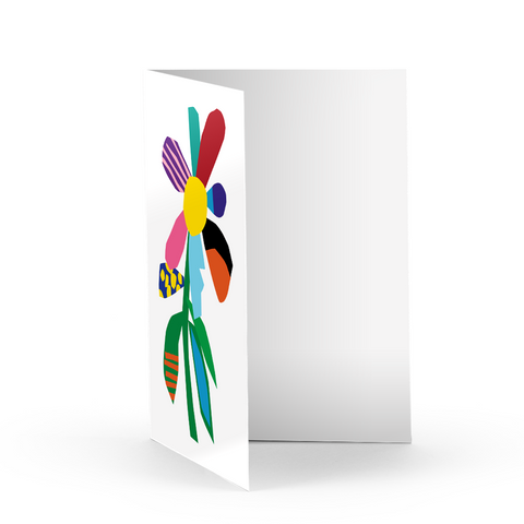 Abstract Floral No. 1 Greeting Card