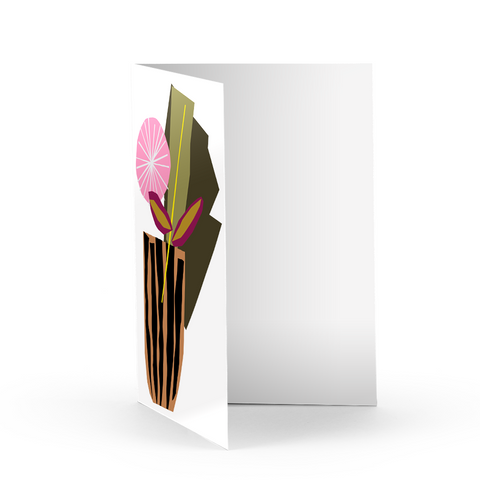 Abstract Floral No. 9 Greeting Card