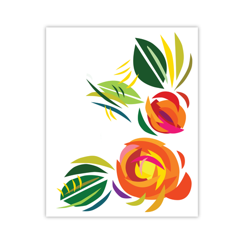 Floral Abstract No. 12 Fine Art Print