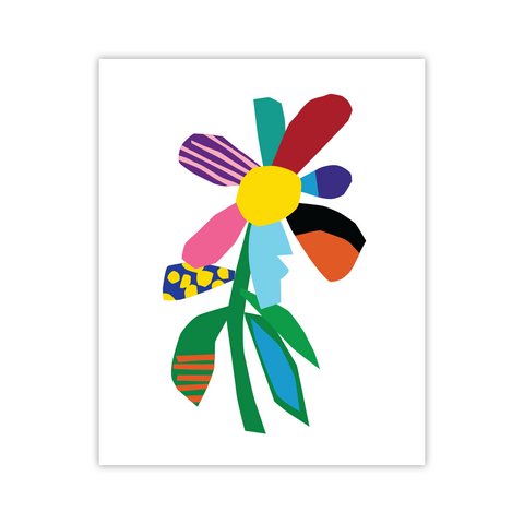 Floral Abstract No. 1 Fine Art Print