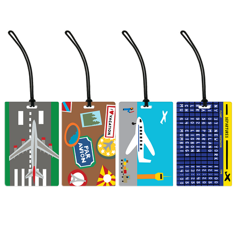 Airport Travel Luggage Tag Set