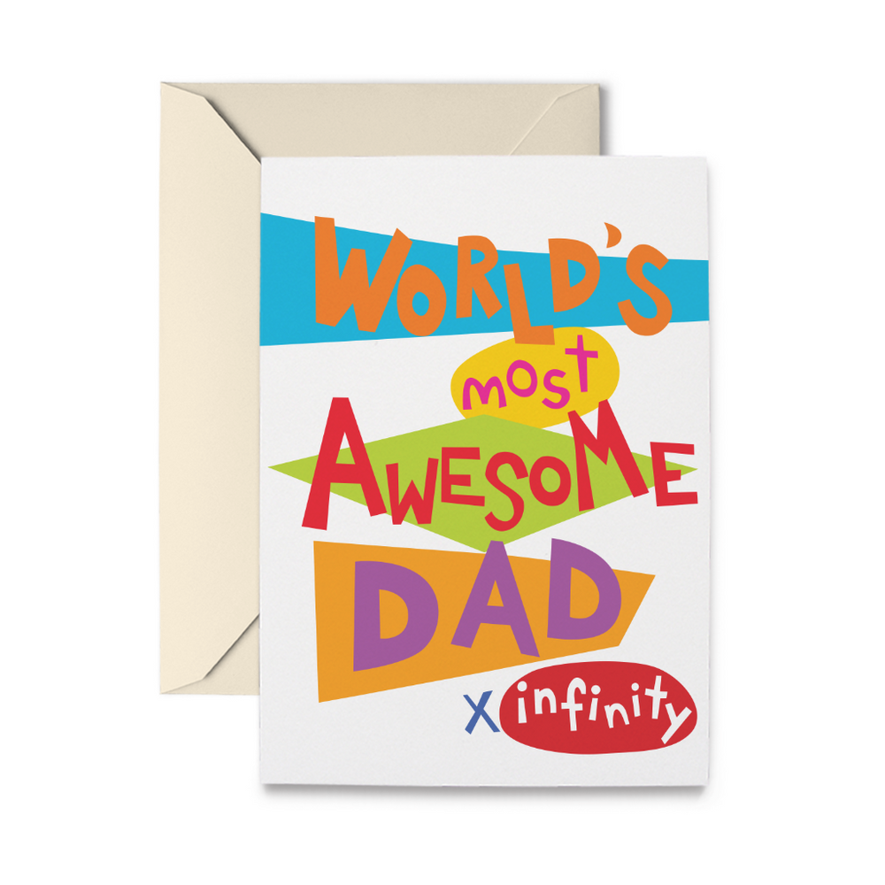 Awesome Dad Father's Day Greeting Card