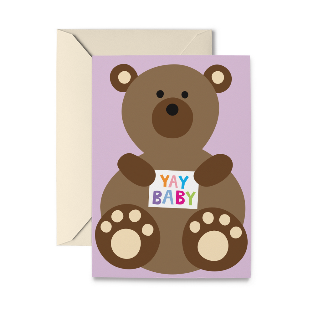 Baby Bear Greeting Card