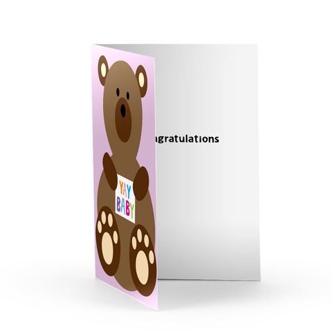 Baby Bear Greeting Card