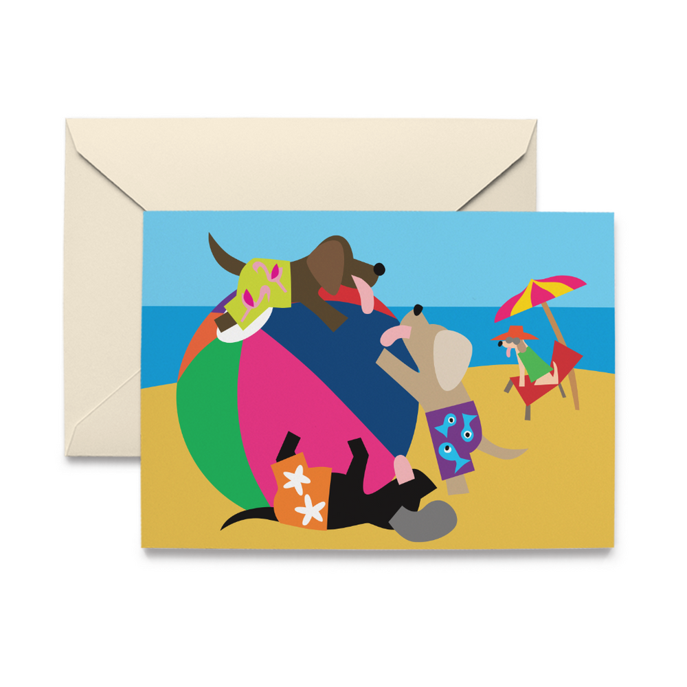 Beach Ball Note Cards