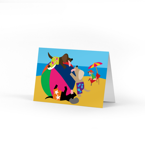 Beach Ball Note Cards