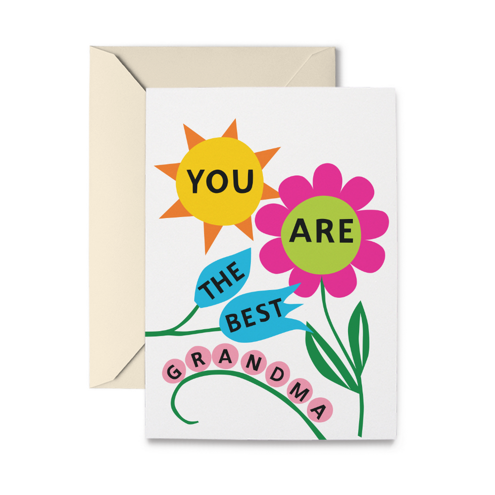 Best Grandma Greeting Card