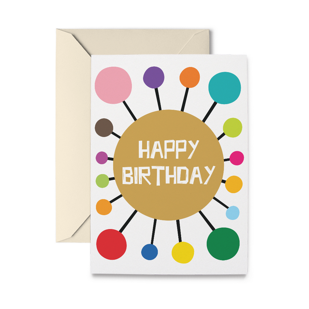Birthday Burst Greeting Card