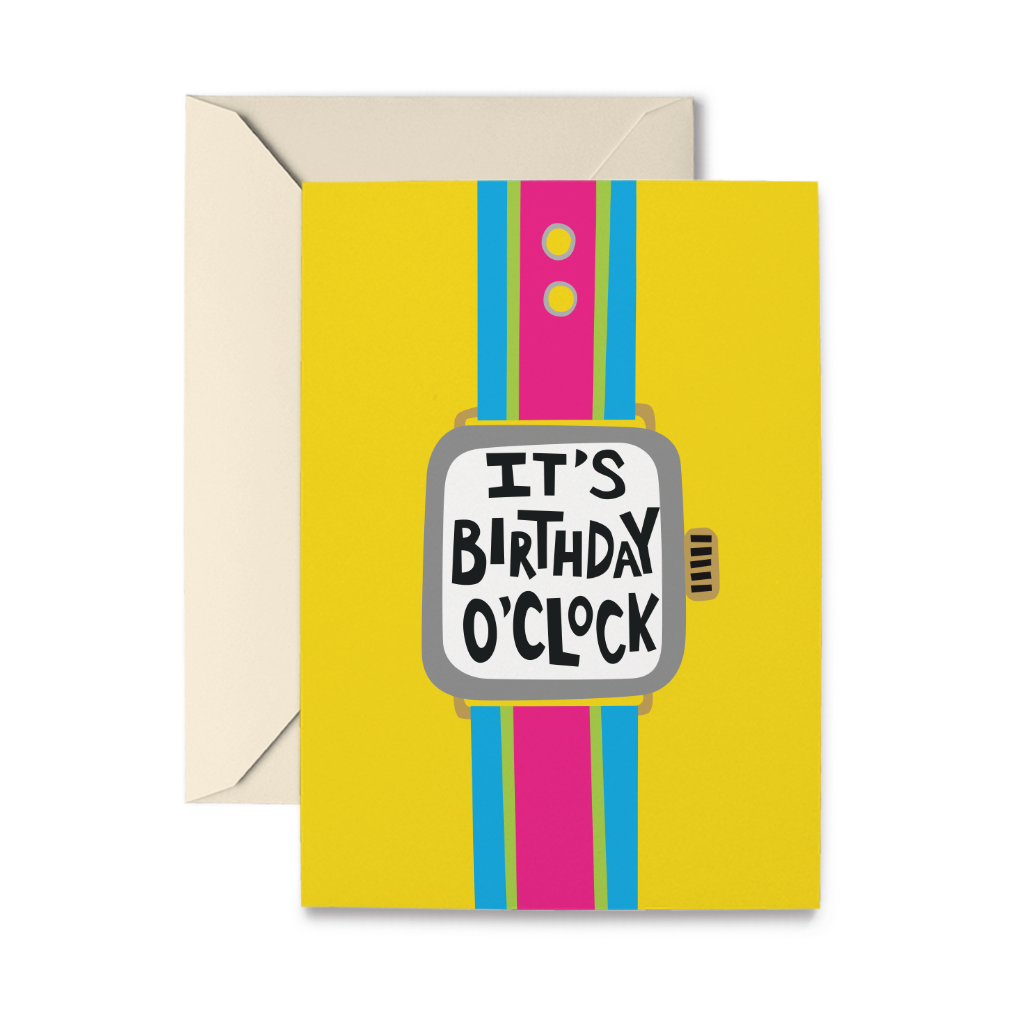 Birthday O'Clock Greeting Card