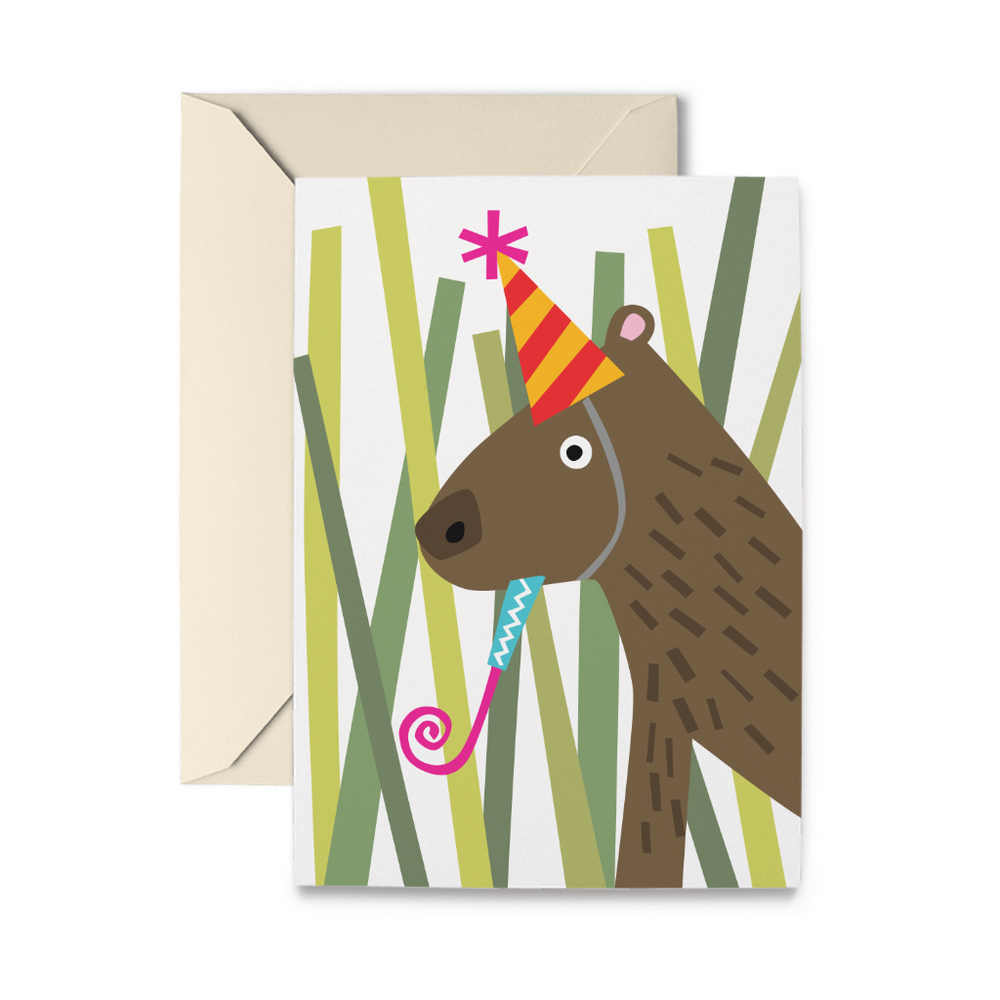 Birthday Capybara Greeting Card