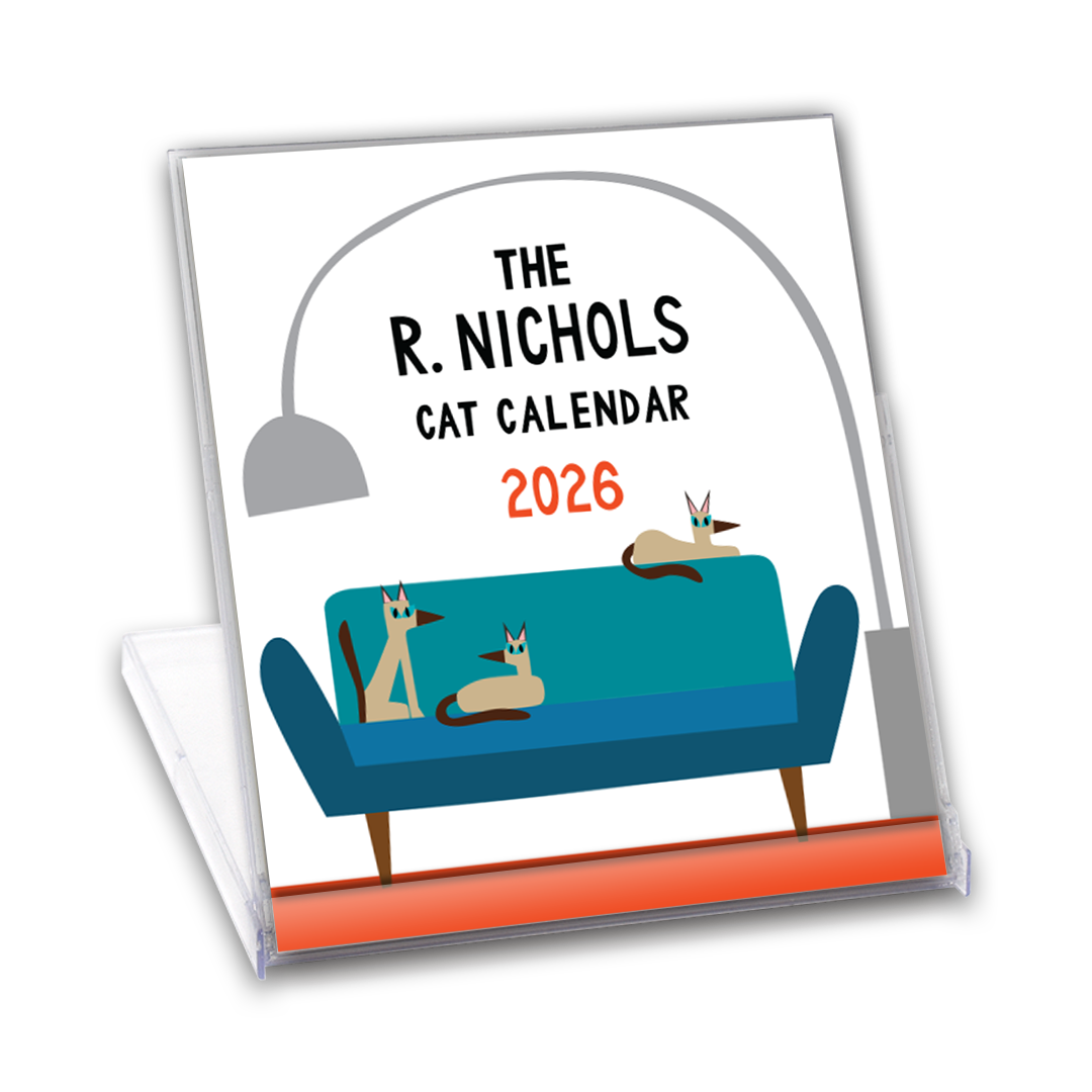 Cat Desk Calendar 2026