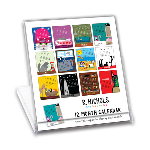 Cat Desk Calendar 2026