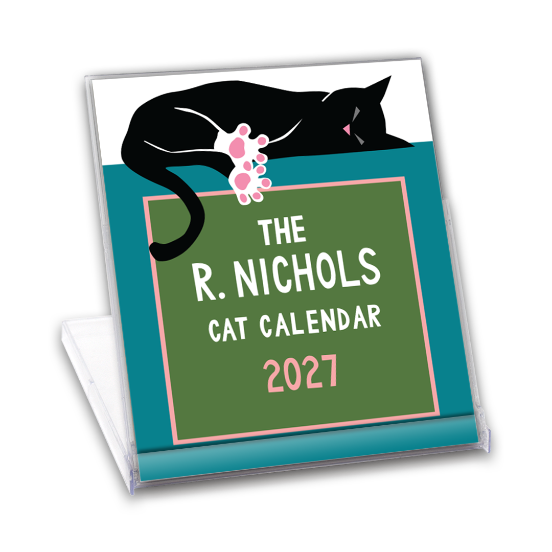 Cat Desk Calendar 2027