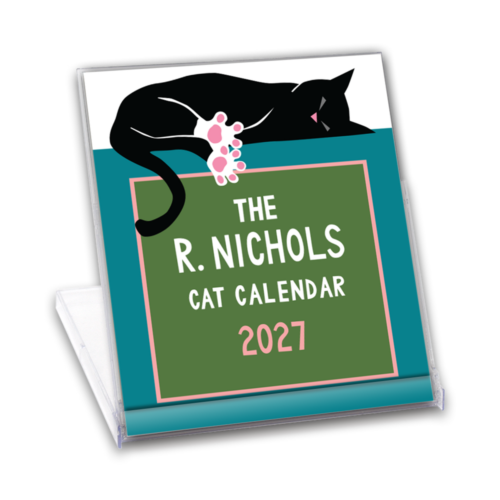 Cat Desk Calendar 2027