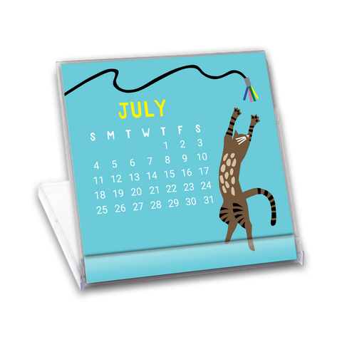 Cat Mini Calendar 2027