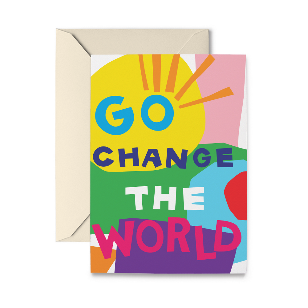 Change the World Greeting Card