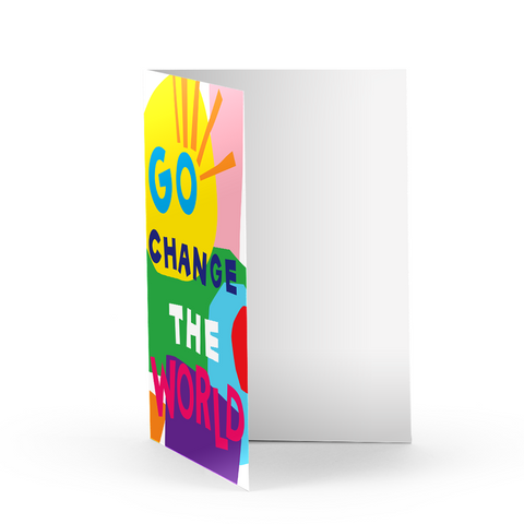 Change the World Greeting Card