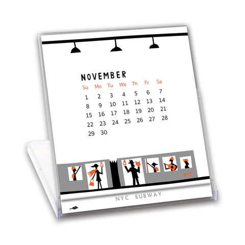 Classic Desk Calendar 2026